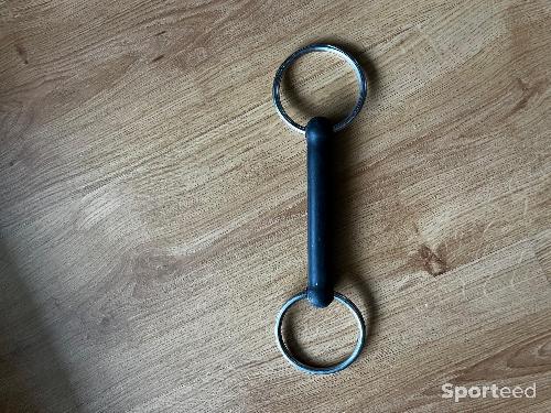 Mors droit caoutchouc