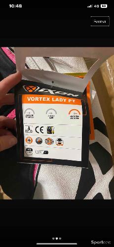 Moto route - Pantalon moto Ixon Vortex Lady Pant Noir Blanc Fuchsia neuf encore avec étiquette  Payé 360€ sur iCasque  - photo 4