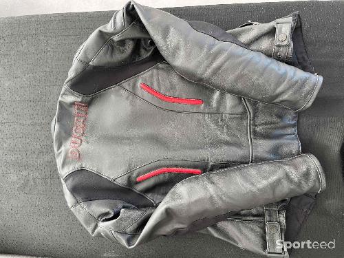 Moto route - Veste cuir moto DUCATI femme - photo 6