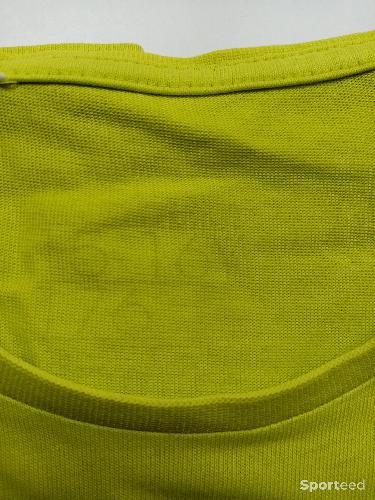 Course à pied route - T-shirt Adidas Jaune Climalite | Taille 15 - 16 ans - photo 6