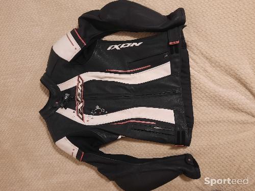 Moto route - Veste et pantalon en cuir moto IXON - photo 4