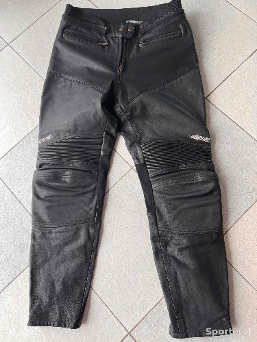 Moto route - Pantalon cuir café racer T44 - photo 5