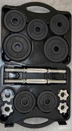 Kit haltères musculation 20 kg 