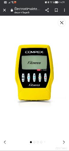L'électrostimulateur Compex jaune 