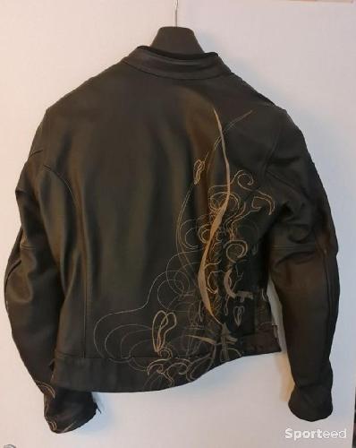 Moto route - Blouson femme cuir BERING  - photo 4