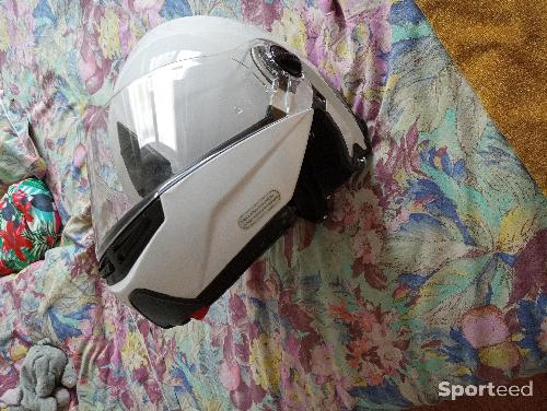 Moto route - Casque ls2 blanc - photo 3