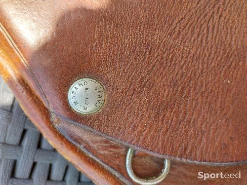 Equitation - Selle cuir marron artisan R.Motard Paris - photo 6