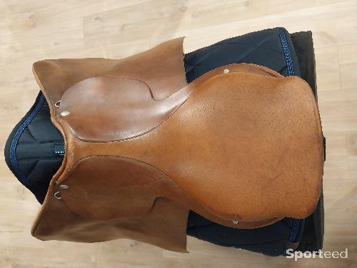 Equitation - Selle cuir marron artisan R.Motard Paris - photo 6