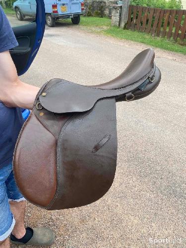 Equitation - Selle mixte marron - photo 6