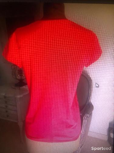 Pilates / Gym douce - Tee shirt orangé Domyos XL  - photo 4