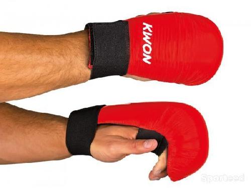 Gants de Karaté - Kwon - Sans Pouce - Rouge