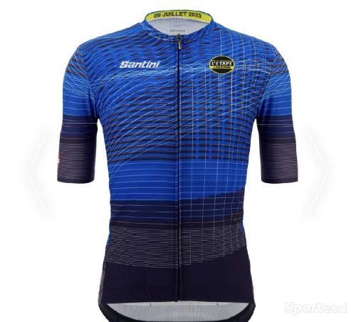 Vélo route - Maillot cycliste Santini M Étape du tour 2023 - photo 4