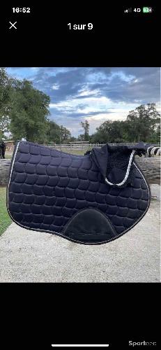 Equitation - Ensemble tapis + bonnet equitheme  - photo 3