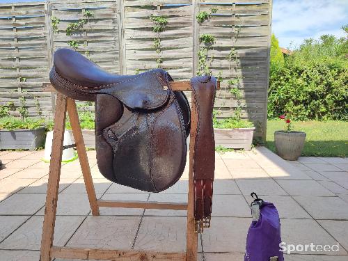 Equitation - Selle mixte cuir - photo 3