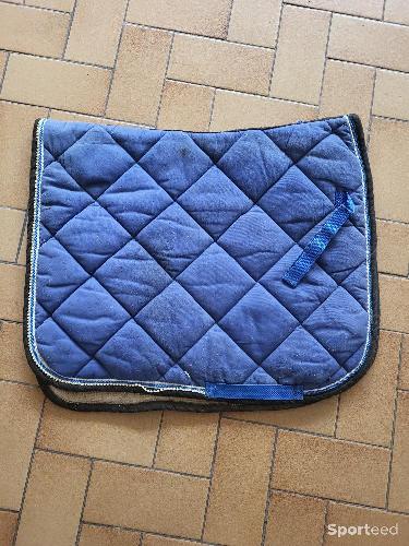 Equitation - Tapis bleu coupe dressage avec stass - photo 3