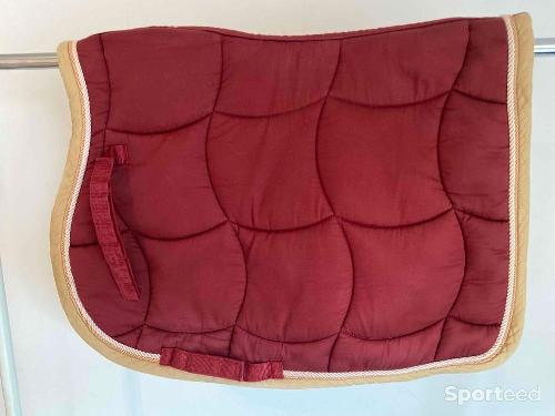 Equitation - Tapis de selle lamicell mirage bordeaux mixte full - photo 5