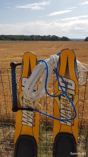Corde avec palonnier pour ski nautique 