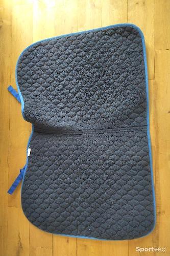 Equitation - Tapis de selle bleu taille cheval - photo 4