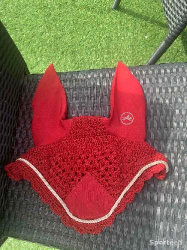 Bonnet taille poney equitheme bordeaux 