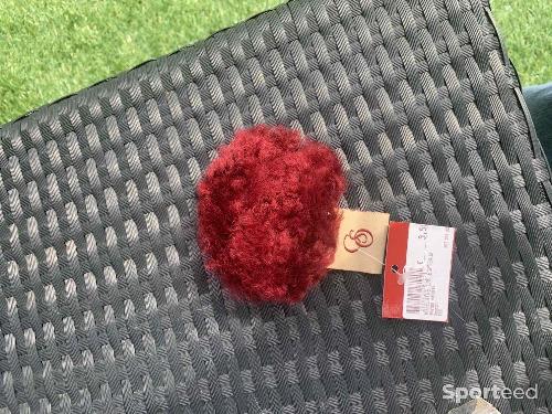 Moumoute muserolle croisée bordeaux marque cso