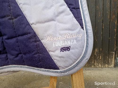 Equitation - Tapis de selle violet Fouganza Édition limitée  - photo 6