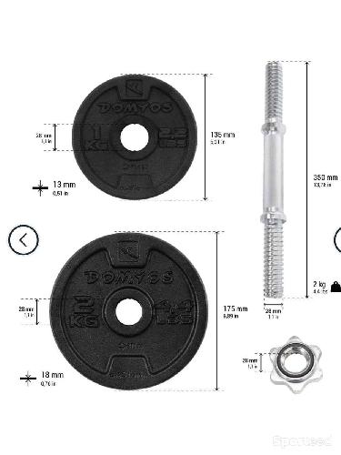 Musculation - Kit altère 20 kg - photo 6