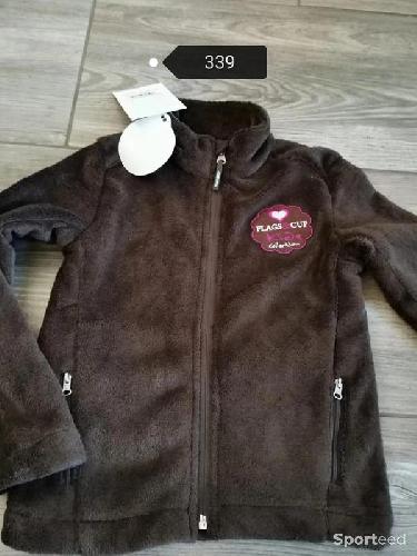 Equitation - Veste polaire marron Flags & Cup 4 ans - photo 5