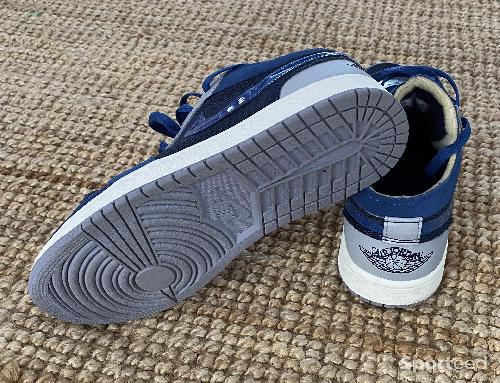 Marche athlétique - Chaussures Air Jordan Nike Obsidian bleue  - photo 6