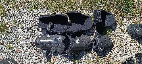 Lot guêtres Veredus carbon gel en M (seulement intérieur et postérieurs)