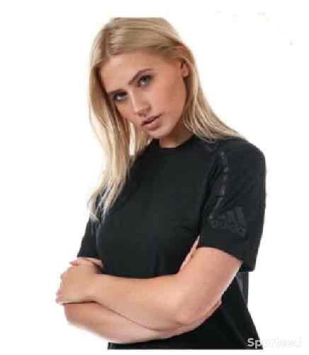 Sportswear - T-shirt Adidas Femme Noir - photo 5