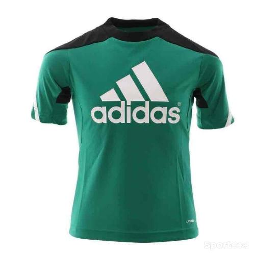 Football - Maillot Adidas Vert/Noir Garçon - photo 3