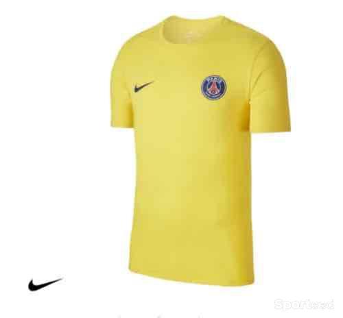 Football - T-shirt Nike Paris Saint Germain Jaune PSG Homme - photo 4