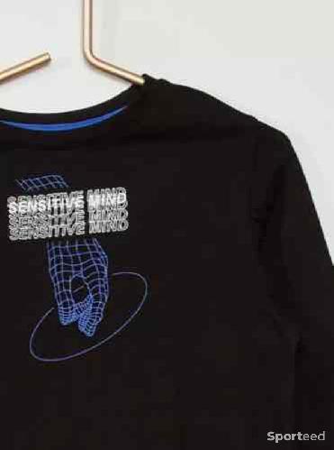 Sportswear - Sweat-shirt Sensitive Mind Garçon Noir - photo 3