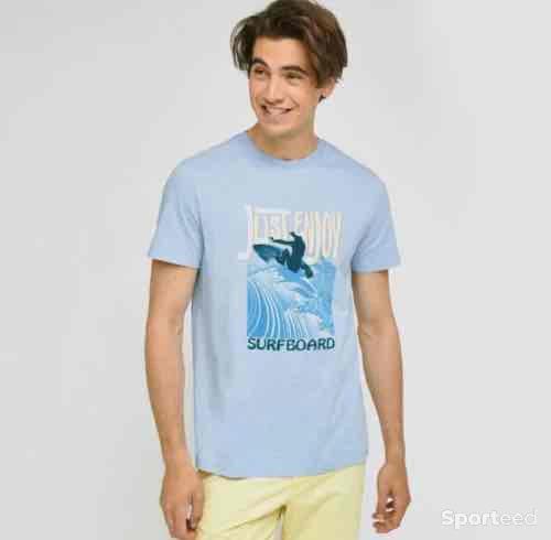 Sportswear - T-shirt Surf Homme Bleu - photo 4