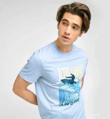 Sportswear - T-shirt Surf Homme Bleu - photo 4