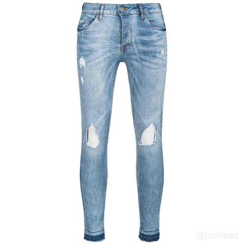 Jeans Brave Soul Skinny Bleu Homme