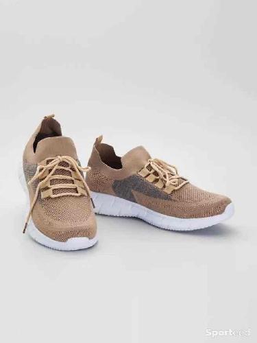 Sportswear - Chaussures Baskets de Sport Homme Beige - photo 4