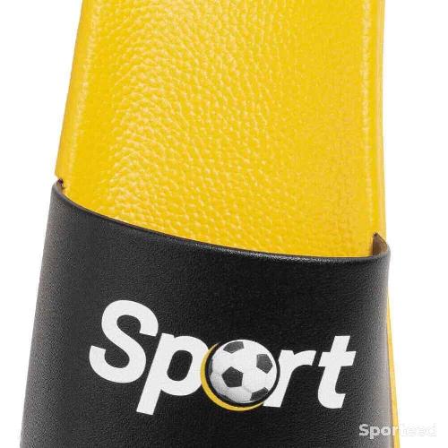Sportswear - Claquette Sport Football Homme Noir/Jaune - photo 4