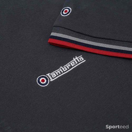 Sportswear - Polo Lambretta Homme Bleu Marine - photo 4