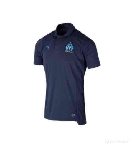 Polo Football Puma Olympique de Marseille Bleu Marine