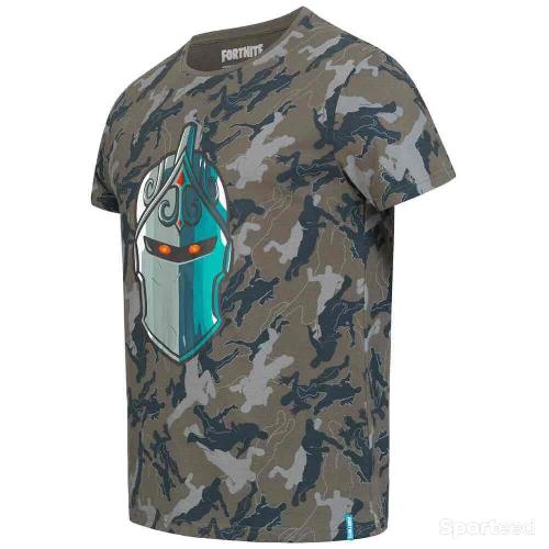 Skateboard / Longboard - T-shirt Fortnite Homme Chevalier Noir Militaire - photo 5