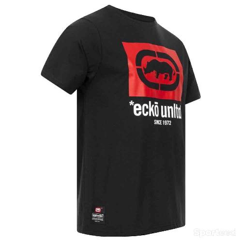 Sportswear - T-shirt Ecko Unltd.Ghost Noir/Rouge - photo 5