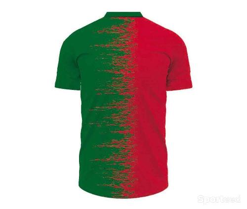 Football - Maillot Maroc Football Rouge/Vert - photo 3