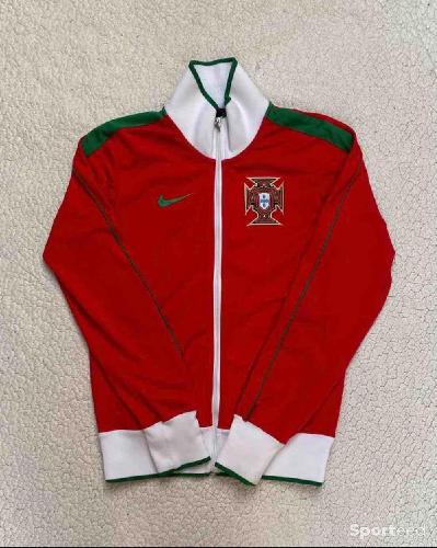 Football - Veste Football Portugal Vintage Rouge - XS - photo 6
