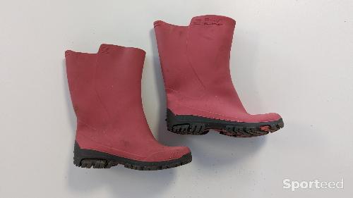 Bottes Fouganza taille 25-26 roses