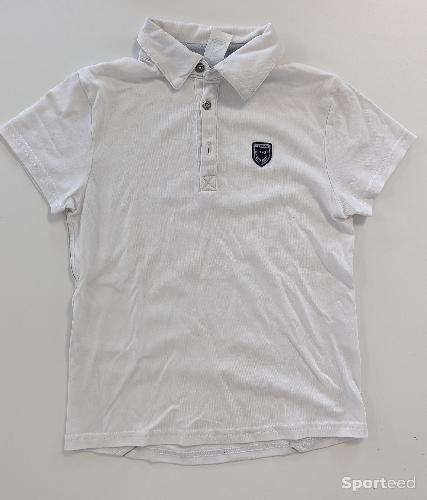 Polo de concours blanc 8 ans