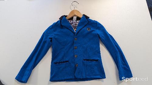 Veste de concours bleue 8 ans