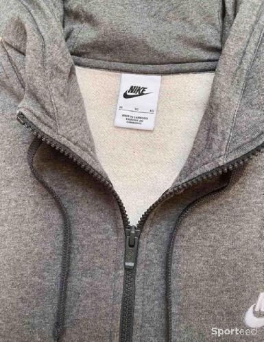 Sportswear - Pull/Sweat Zip Nike Fleece Sportwear Gris Foncé - XL - photo 4