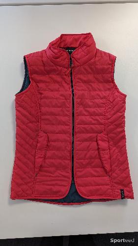 Doudoune sans manches rouge 10 ans
