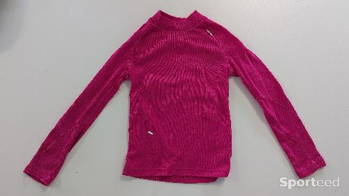 Haut manches longues Lycras rose 6 ans